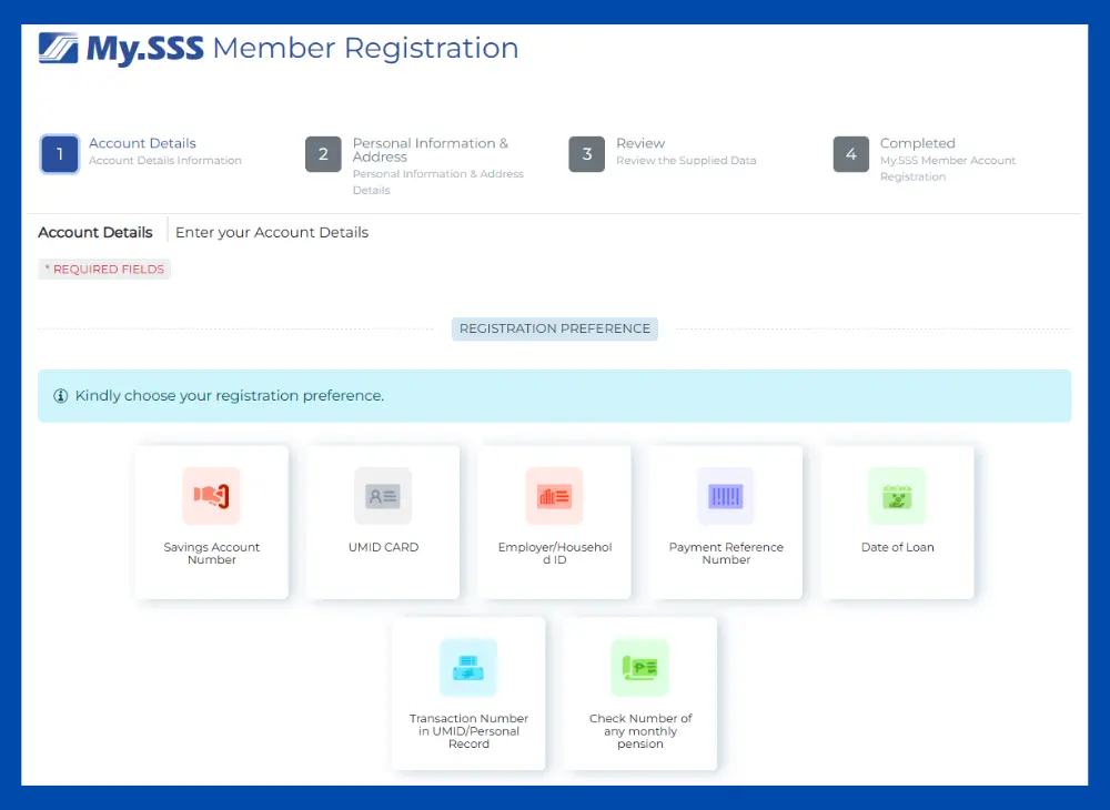 My.SSS Registration